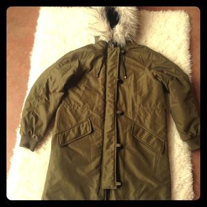 Oversized lightweight parka